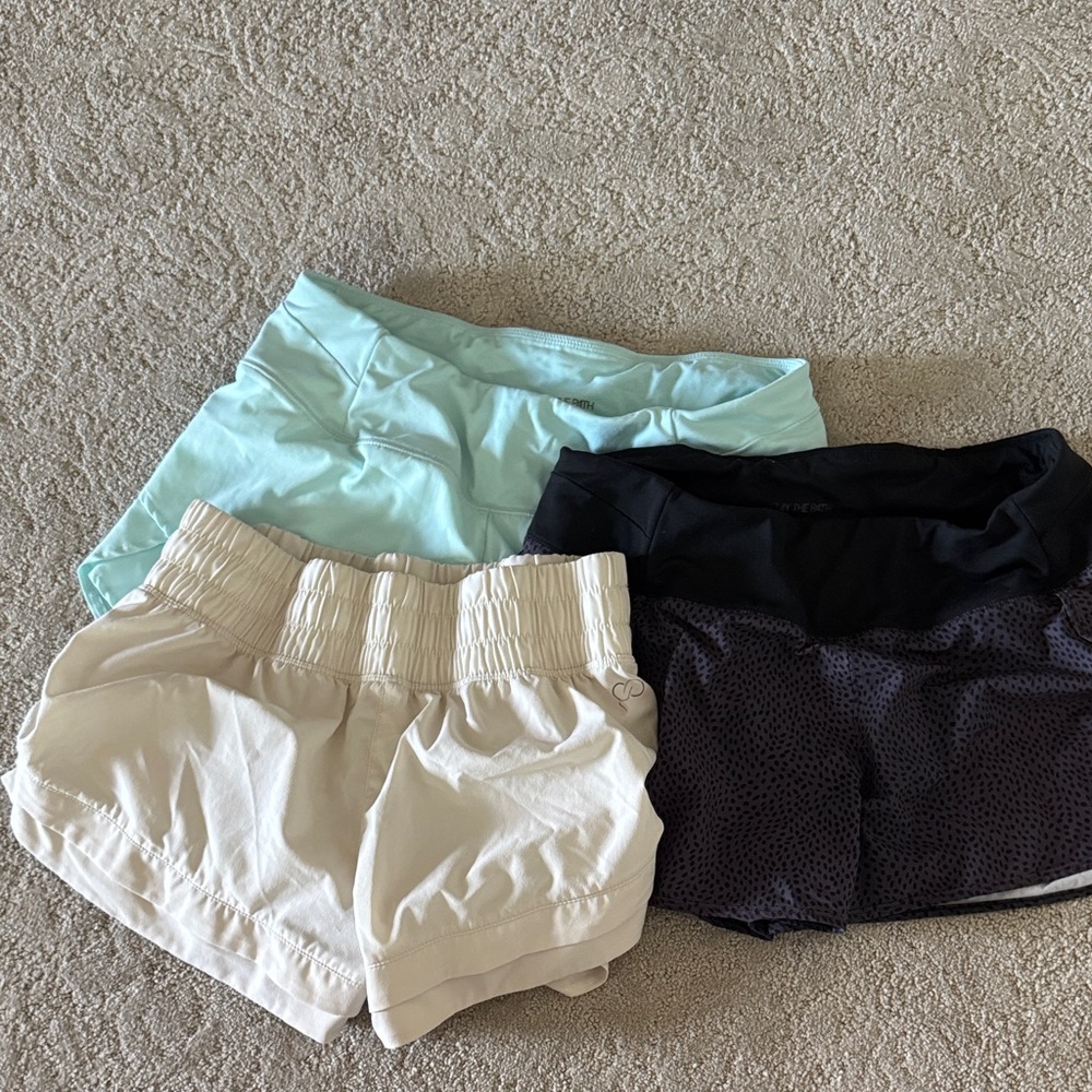 Alia Light Blue Athletic Shorts